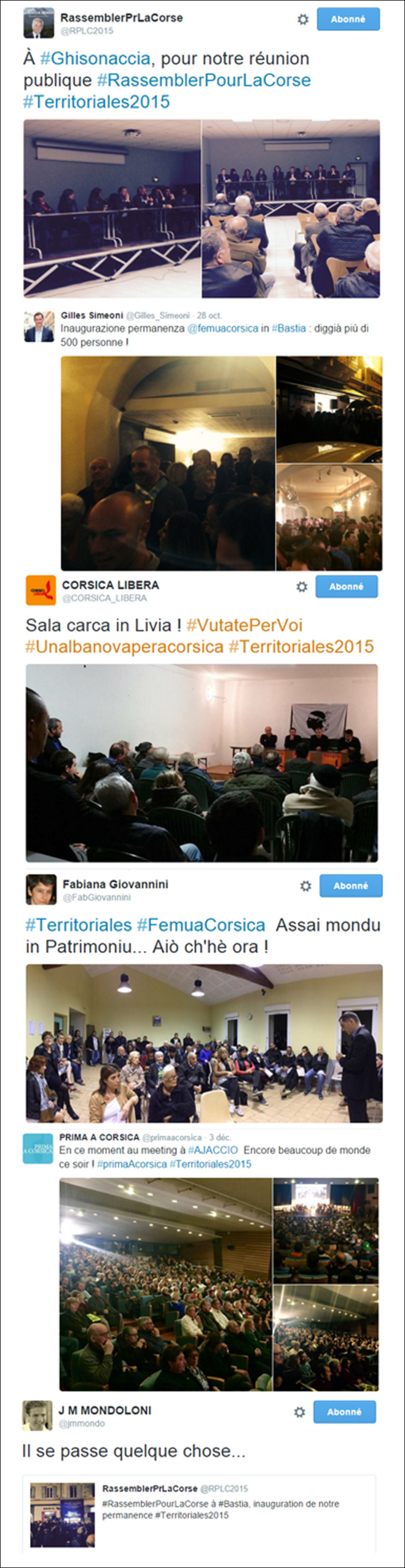 Era a campagna di e territuriale 2015 Era a campagna di e territuriale 2015