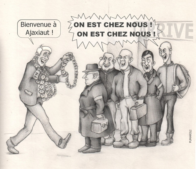 Strema diritta in Corsica : u dissegnu di Fumaroli Strema diritta in Corsica : u dissegnu di Fumaroli