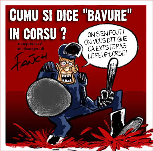 Cumu si dice "bavure" in corsu ?