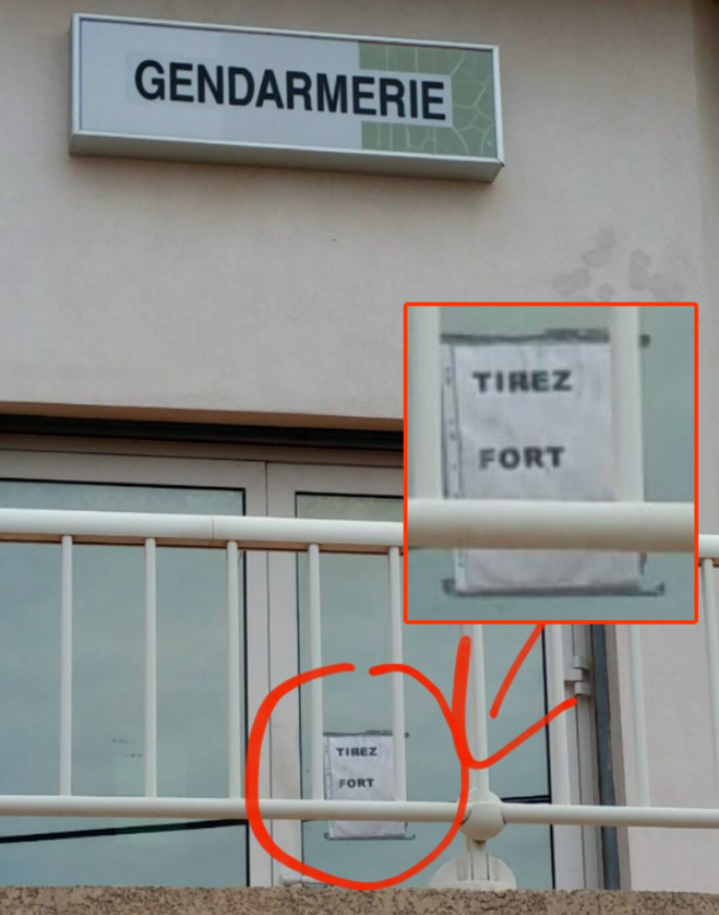 "Tirate forte" nant'à a gendarmeria