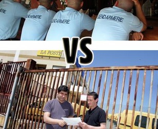 I gendarmi mancanu di plasticà... a posta ! I gendarmi mancanu di plasticà... a posta !