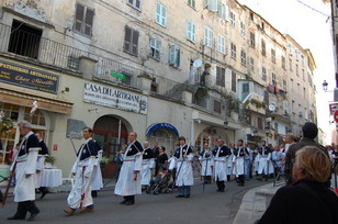 A prucessione di u Cristu Negru in Bastia