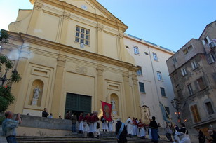 A prucessione di u Cristu Negru in Bastia