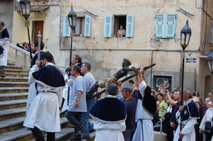 A prucessione di u Cristu Negru in Bastia