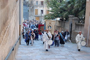 A prucessione di u Cristu Negru in Bastia