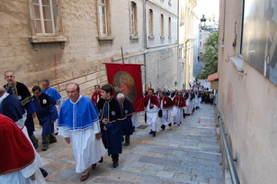 A prucessione di u Cristu Negru in Bastia