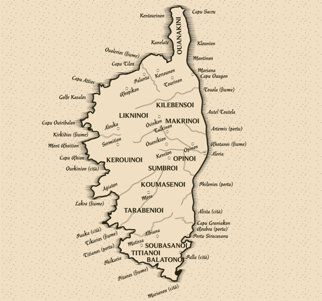 Eccu i nomi di Corsica... 2000 anni fà Eccu i nomi di Corsica... 2000 anni fà