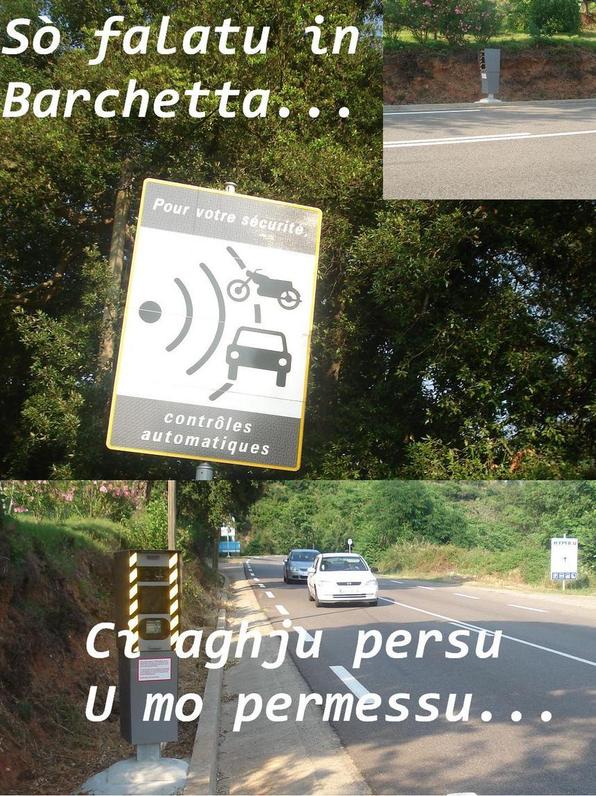 Sò passatu per Barchetta è aghju persu u mo permessu... Sò passatu per Barchetta è aghju persu u mo permessu...