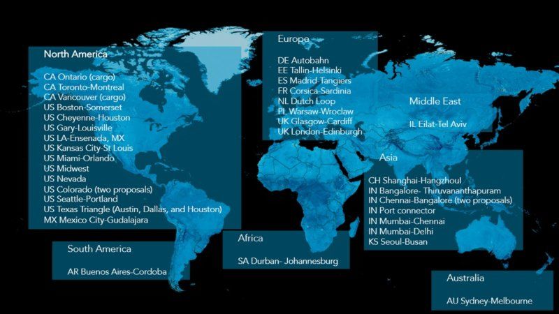 Tutti in Sardegna in hyperloop