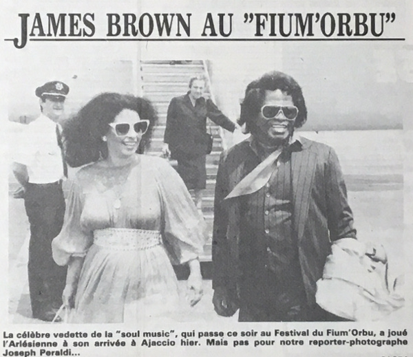 Aghju vistu à James Brown in Fiumorbu