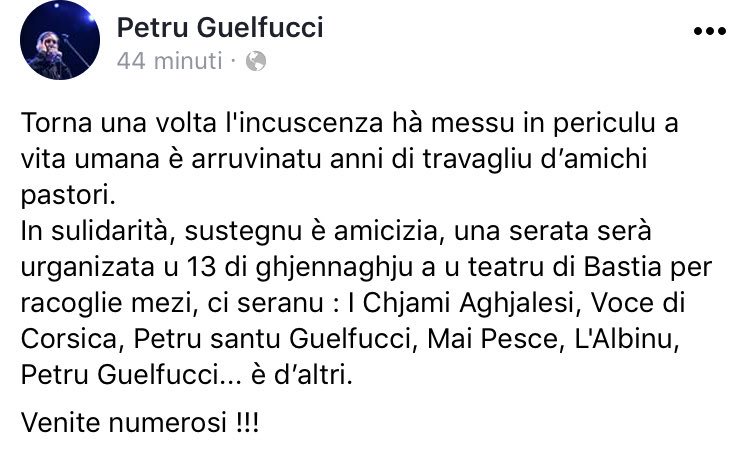 Dop'à i fochi di Cervioni, U Cotone è Chjatra : cumu aiutà ?
