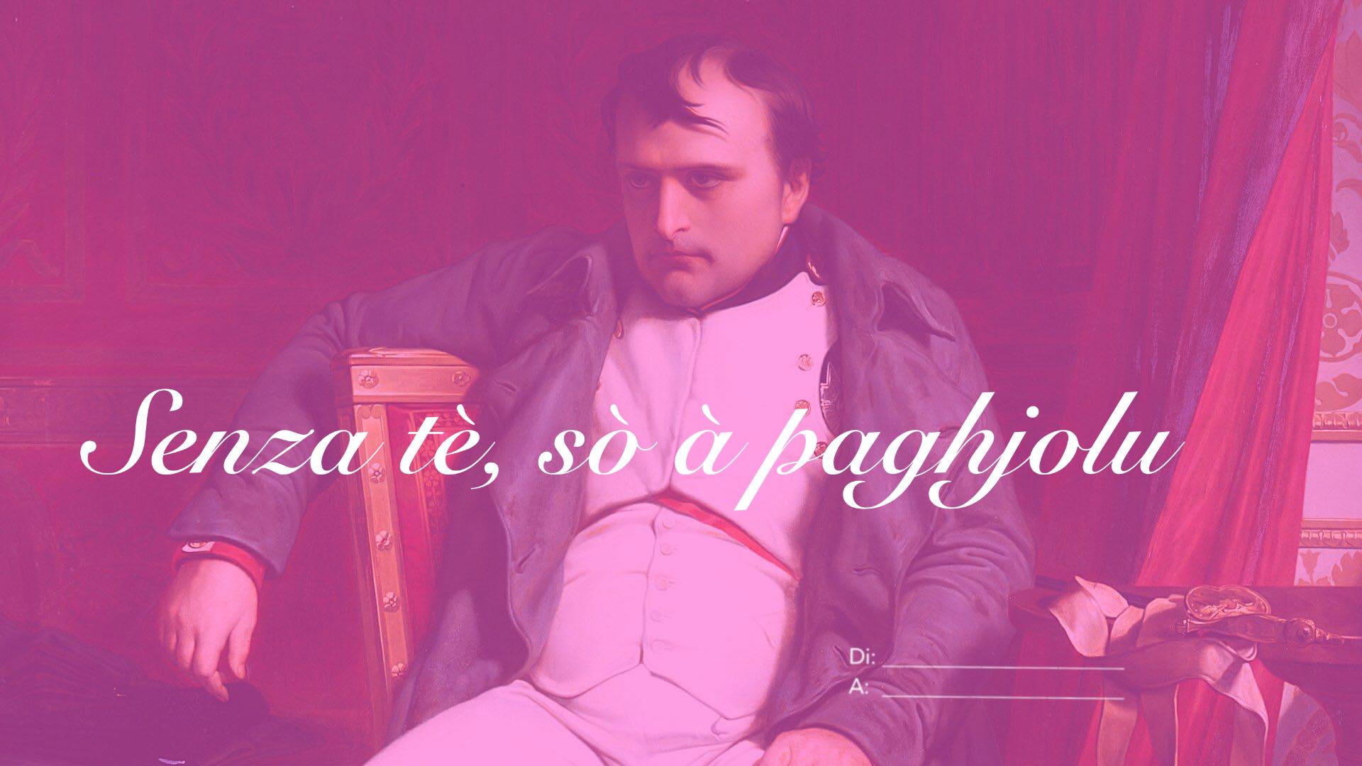 Per San Valentinu, manda a to cartulina d'amore pulitica