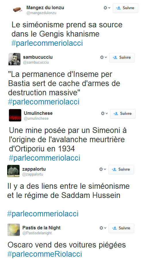 #ParlecommeRiolacci : u best of