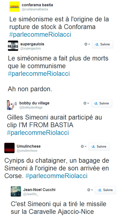 #ParlecommeRiolacci : u best of
