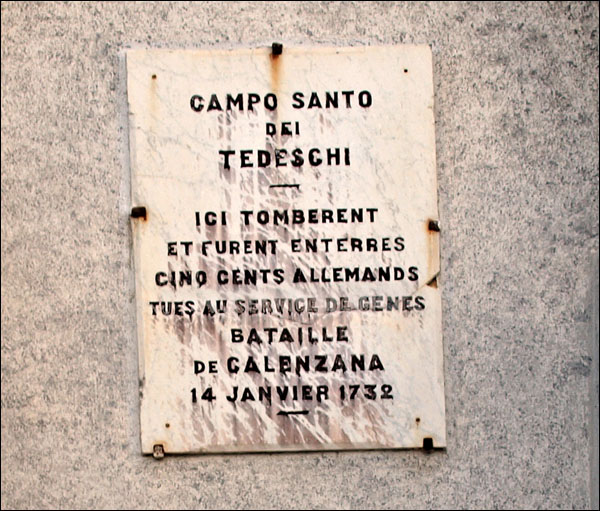 14 di ghjennaghju di u 1732, a battaglia di l'ape di Calinzana 14 di ghjennaghju di u 1732, a battaglia di l'ape di Calinzana