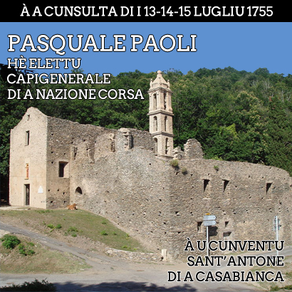 14 lugliu 1755, stu diavule di Pasquale Paoli...