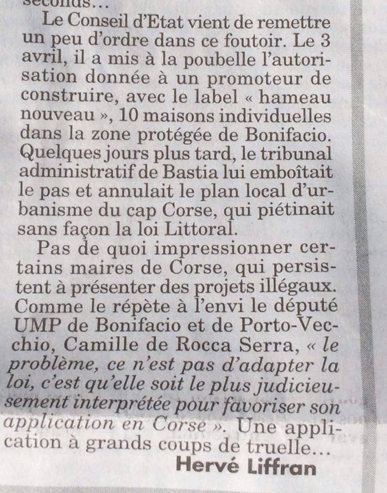 Le Canard Enchaîné : "Ces élus qui veulent jeter la loi littoral à la mer"