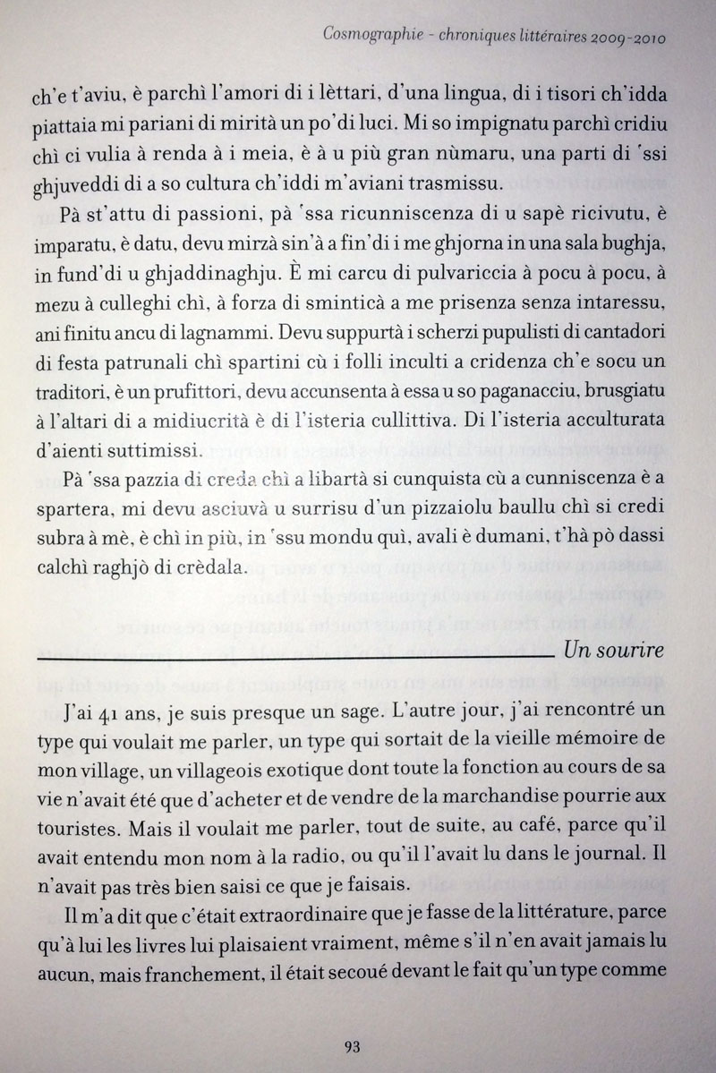 In Aiacciu, parlà corsu = passà à a risa