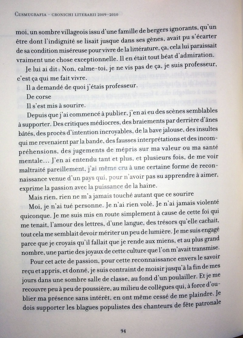 In Aiacciu, parlà corsu = passà à a risa