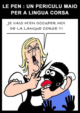 Le Pen è a lingua corsa...