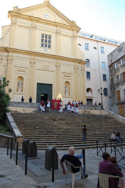 A prucessione di u Cristu Negru in Bastia A prucessione di u Cristu Negru in Bastia