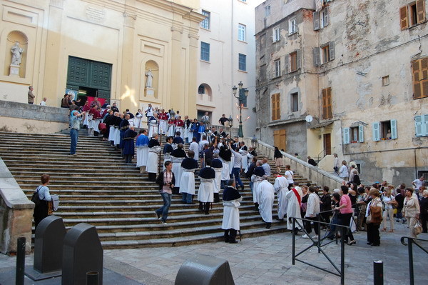A prucessione di u Cristu Negru in Bastia
