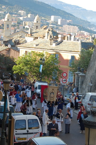 A prucessione di u Cristu Negru in Bastia