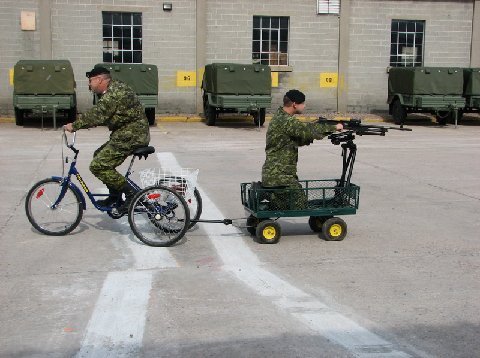 I militari francesi s'approntanu à a lotta!