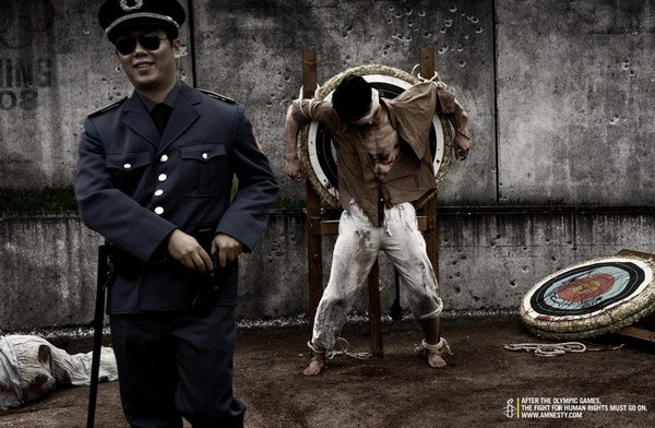 A campagna publicitaria d'Amnesty ch'è vo ùn viderete indocu