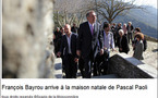 Bayrou hè cullatu à strappà i voti in a casa di Pasquale Paoli