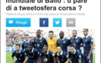 A vittoria di a Francia è a tweetosfera corsa