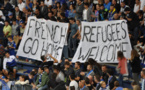 In Furiani : "French go home - refugees welcome"