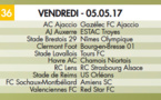 A LFP prugramma u derby aiaccinu u 5 di maghju 2017