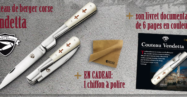 Comprati un "couteau de berger corse" à 4,99 €