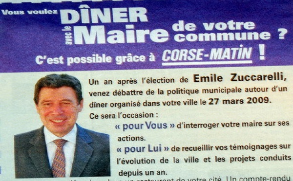 Un dîner presque parfait... cun Emile Zuccarelli