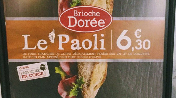 Evviva, hè natu u sandwich "Le Paoli"