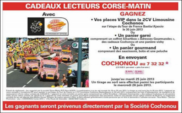 U Tour de France, ma per chì fà ?