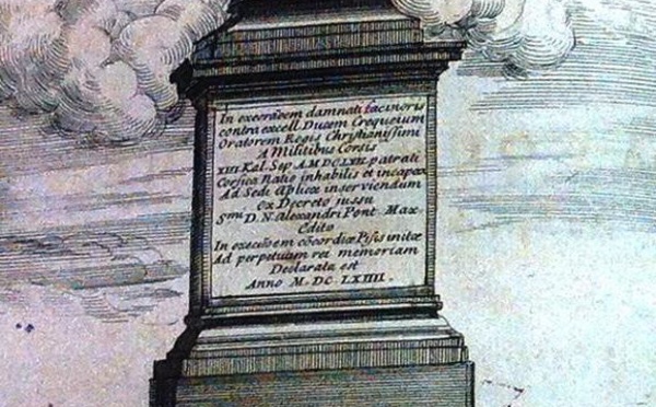 Agostu 1662 : a fine di a guardia papale corsa