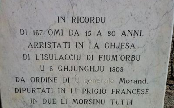 6 di ghjugnu di u 1808 : Fiumorbu marturiatu