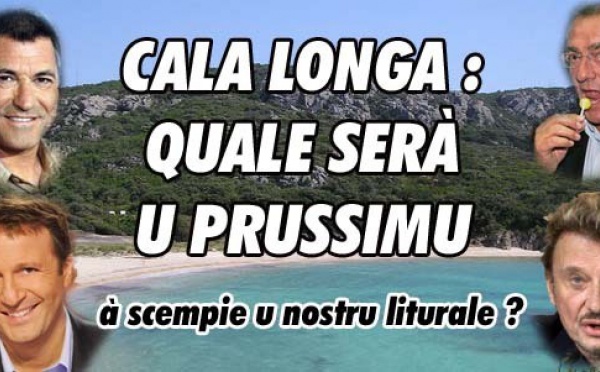 Quale serà u prussimu pippulacciu à custruisce in Cala Longa ? Vutate !