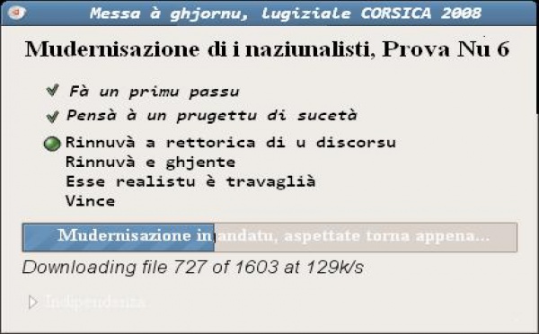 Naziunalisti : u clan di i 'mous' è u clan di i 'durs'